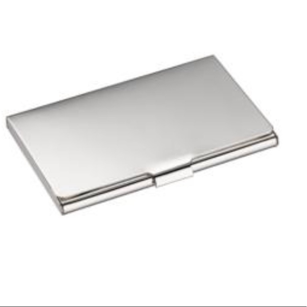 Christofle card holder (silver)